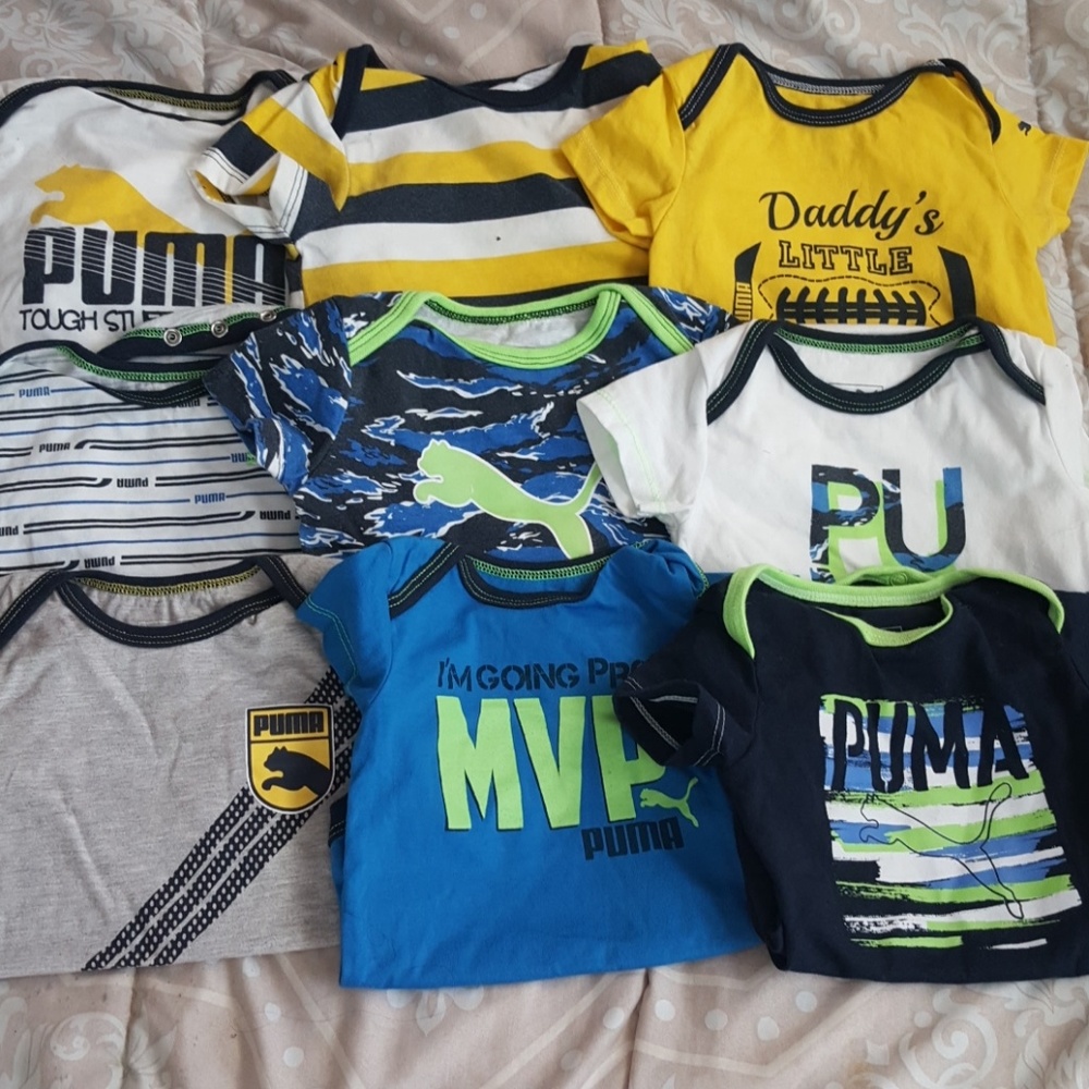 Puma set of 9 onsies and 4 pants! - Picture 2 of 3